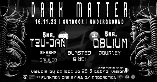Oblium Live at Dark Matter - Israel