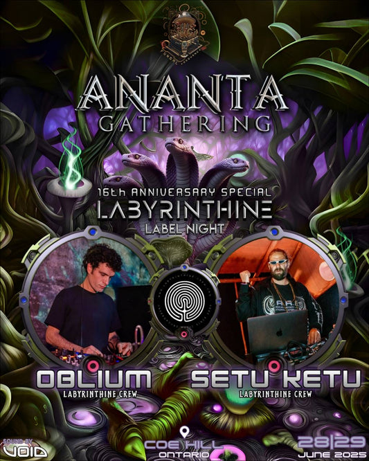 Labyrinthine Crew Label Night at Ananta Gathering - Canada