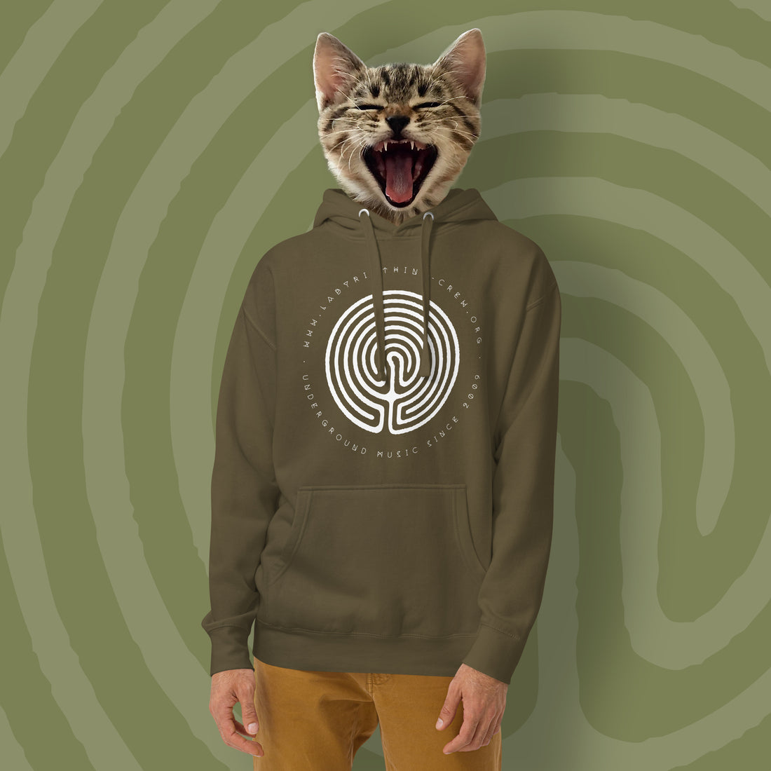 Hoodie: New Organic Green color!