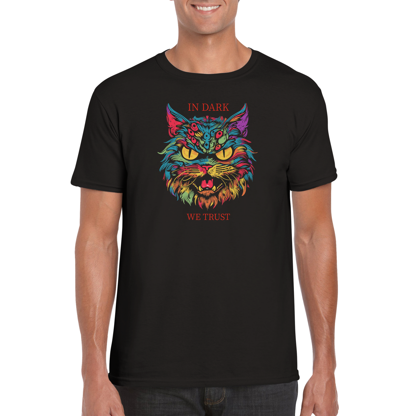 In Dark We Trust T-shirt (free shipping)