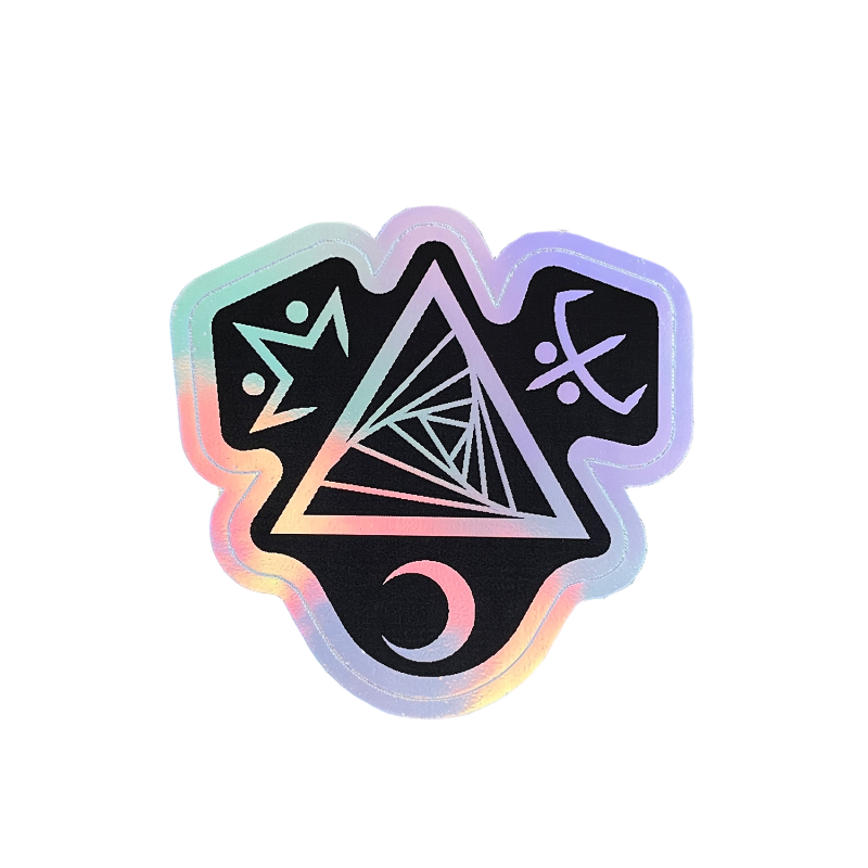 Oblium Logo - Hologram Sticker