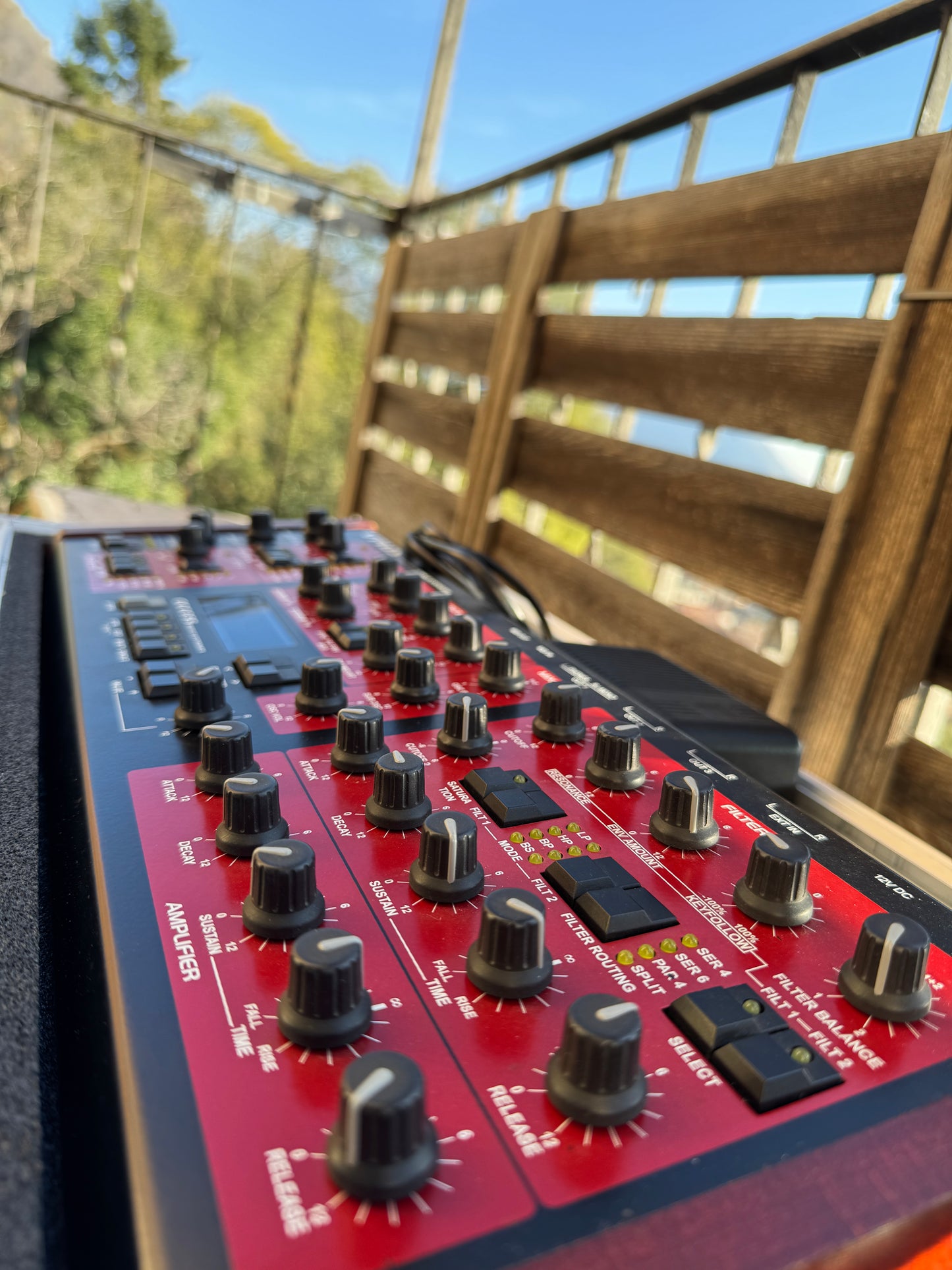 Access Virus A - Synthesizer + Flight Case