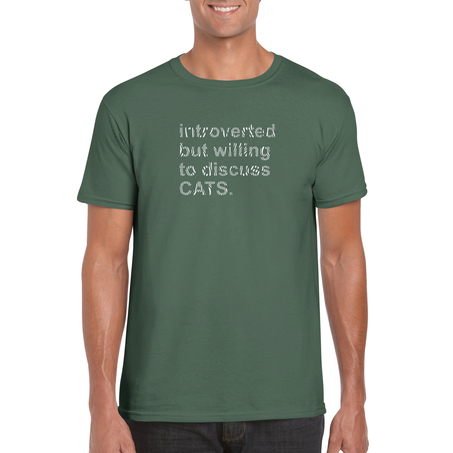 Introvert Discuss Cats - T-Shirt (free shipping)