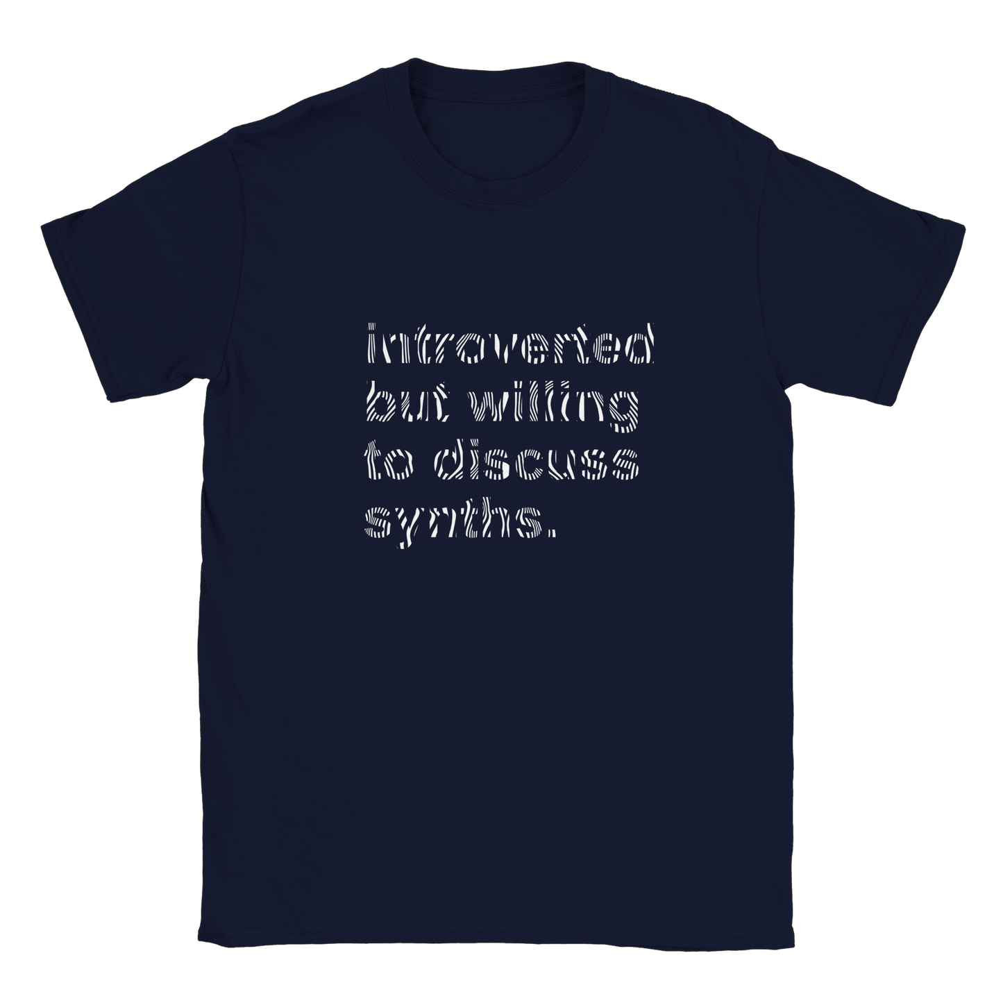 Introvert but willing to discuss synths - T-Shirt
