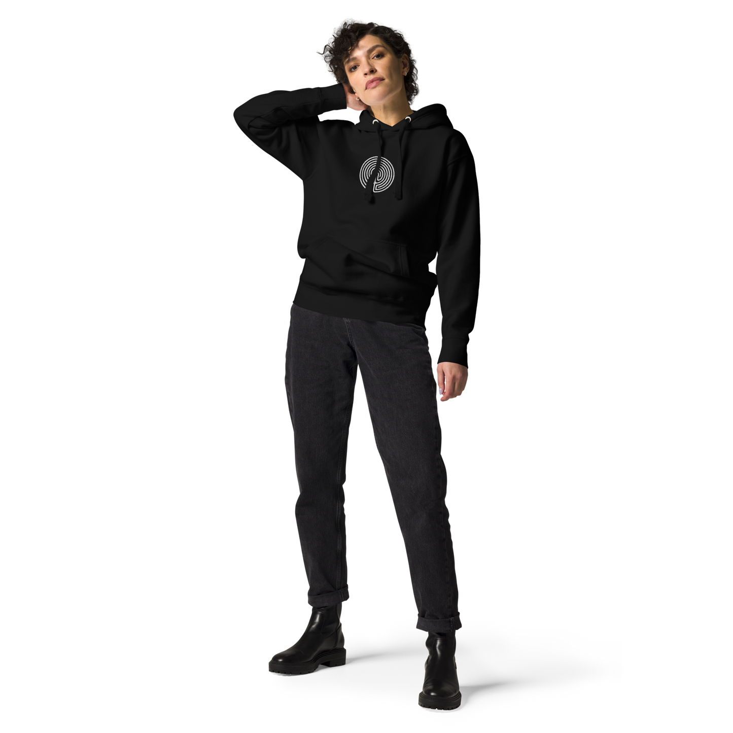 Embroidered Labyrinth - Hoodie