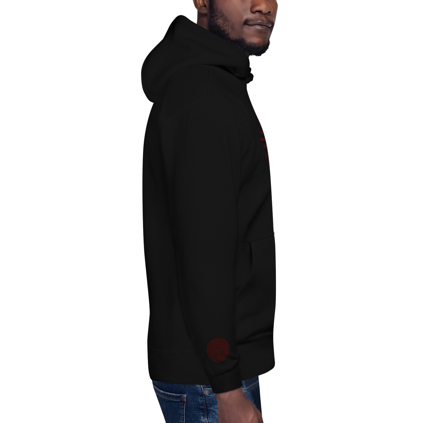Labyrinth Key Embroidery - Hoodie