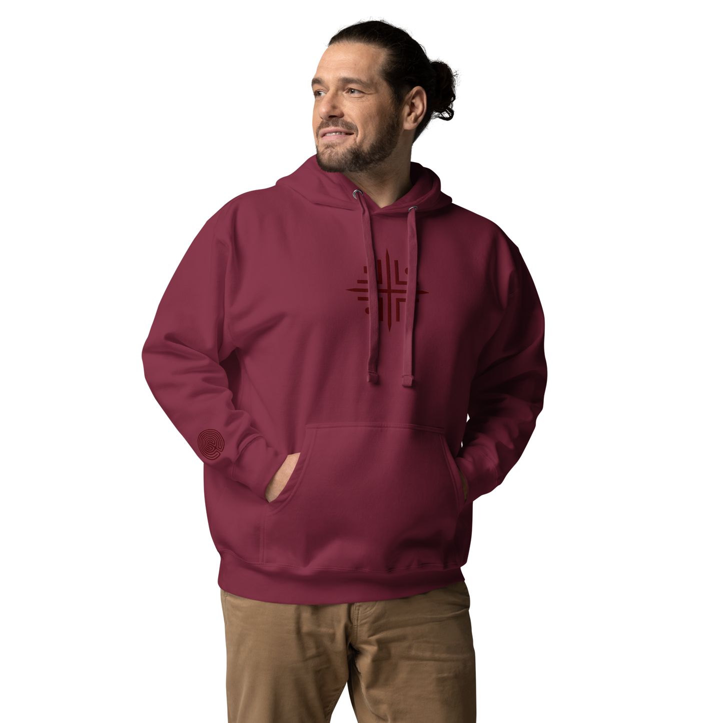 Labyrinth Key Embroidery - Hoodie