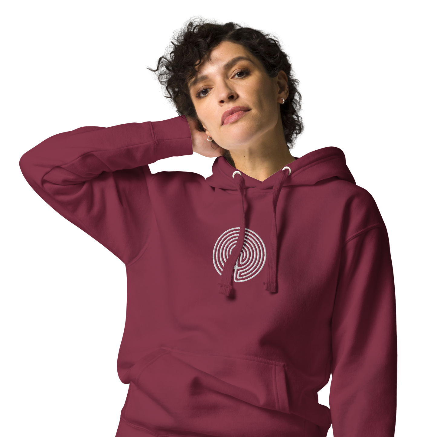 Embroidered Labyrinth - Hoodie