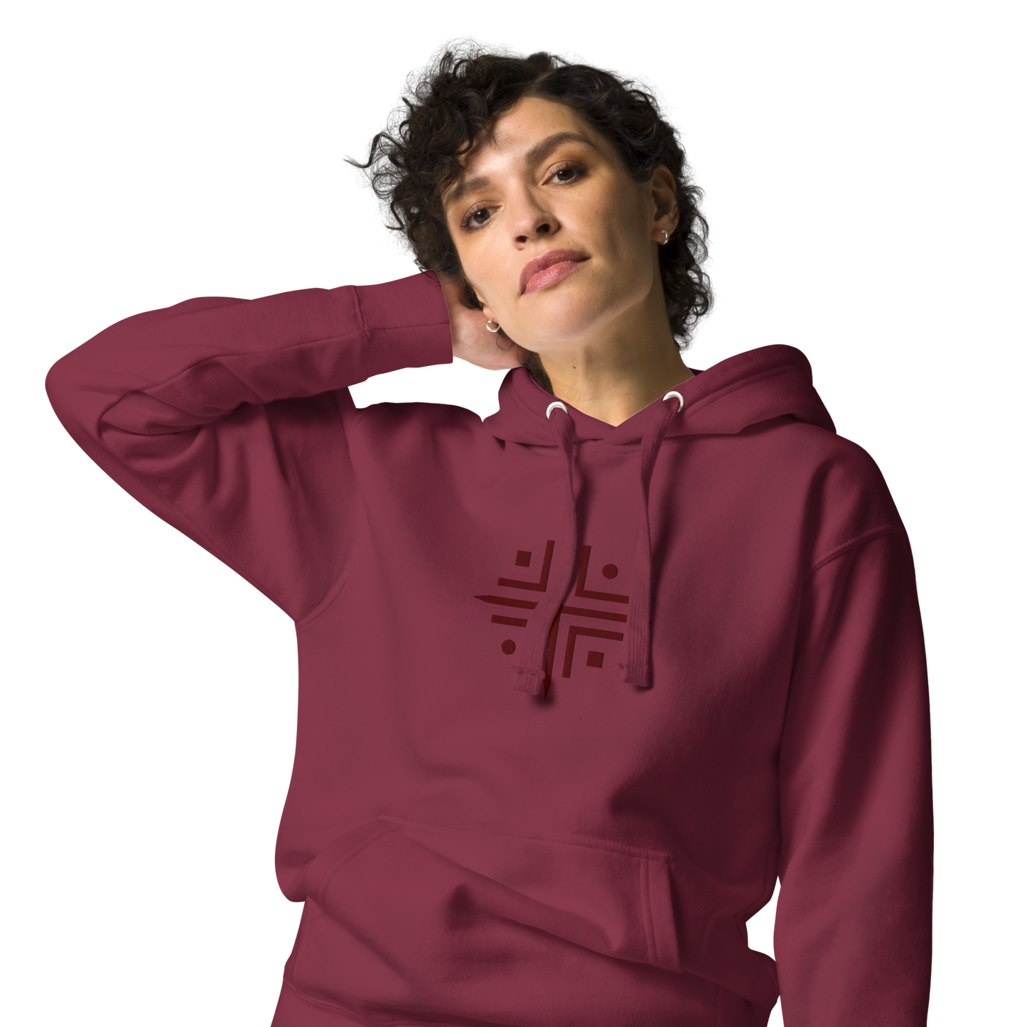Labyrinth Key Embroidery - Hoodie
