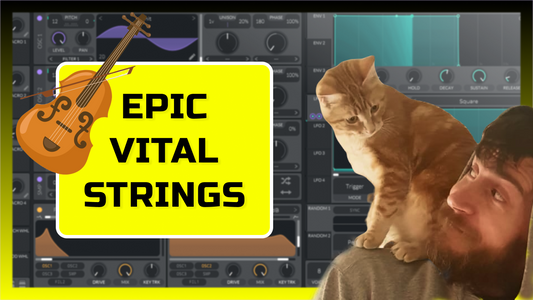 How to make strings in Ableton with Vital, part2