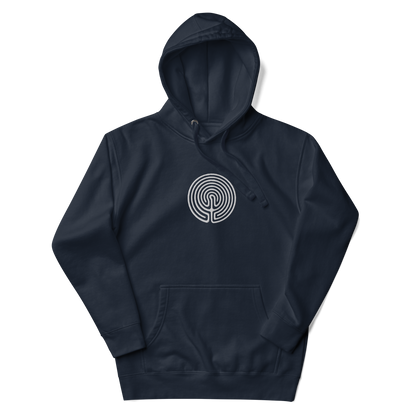 Embroidered Labyrinth  - Hoodie