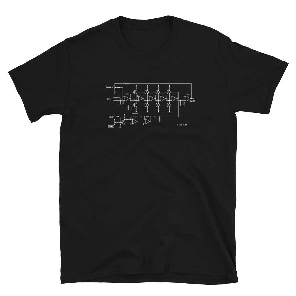 Analog Hi-Pass Filter Schematic T-Shirt