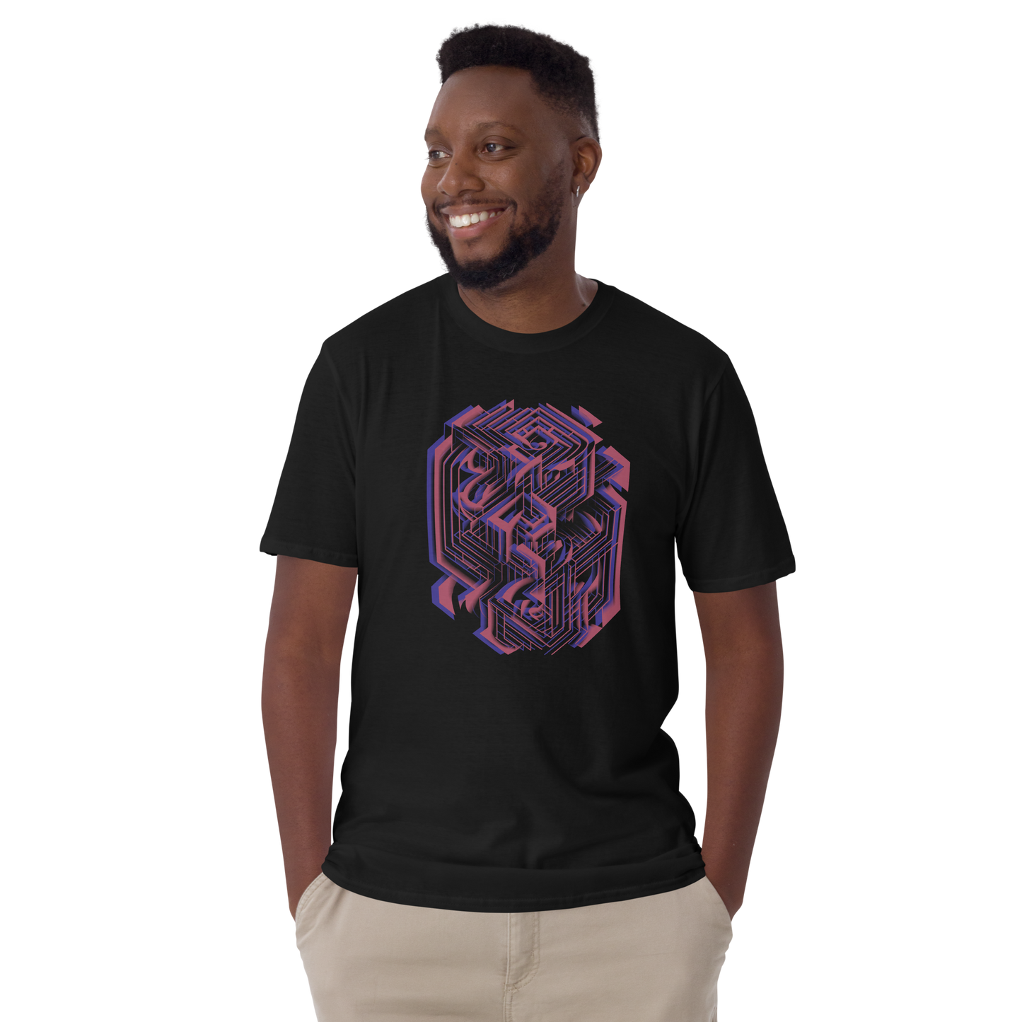 The Pink Panther Volumetric Maze T-Shirt (free shipping)