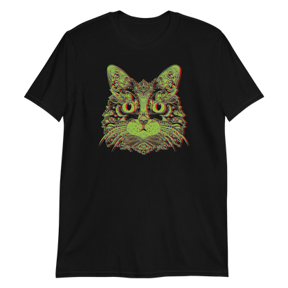 Psychedelic Mandala Cat T-Shirt