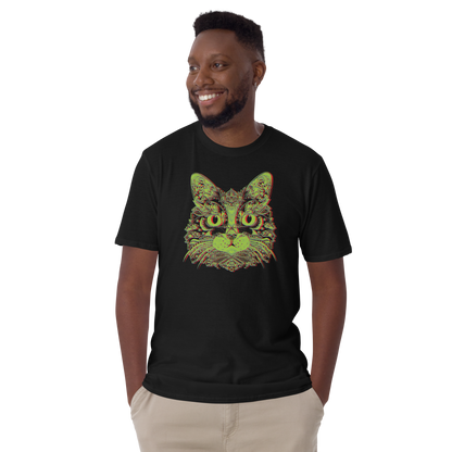 Psychedelic Mandala Cat T-Shirt