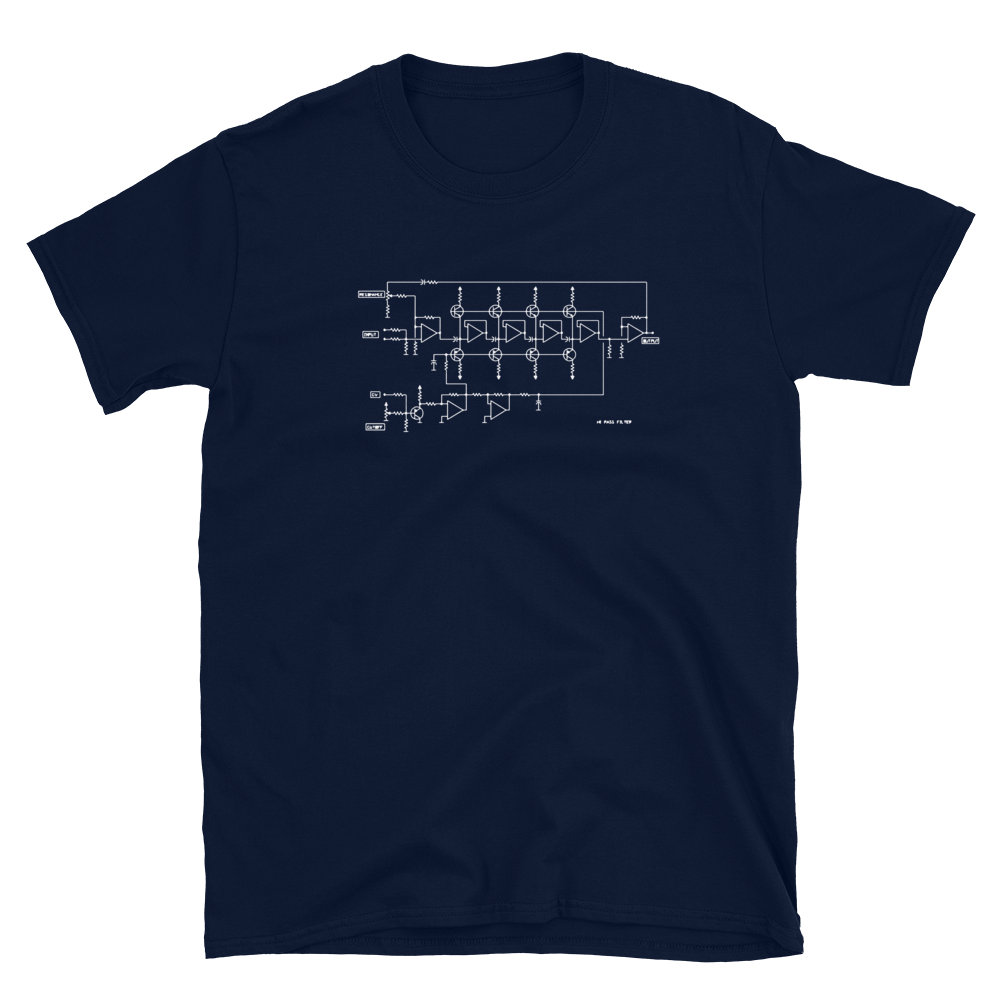 Analog Hi-Pass Filter Schematic T-Shirt