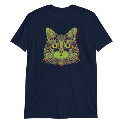 Psychedelic Mandala Cat T-Shirt